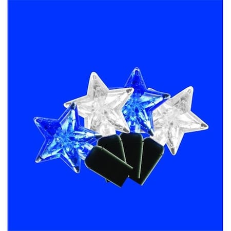 Forever Bright Kellogg Plastics 514115 Holiday & Christmas Indoor & Outdoor LED- Blue & White - Star 514115